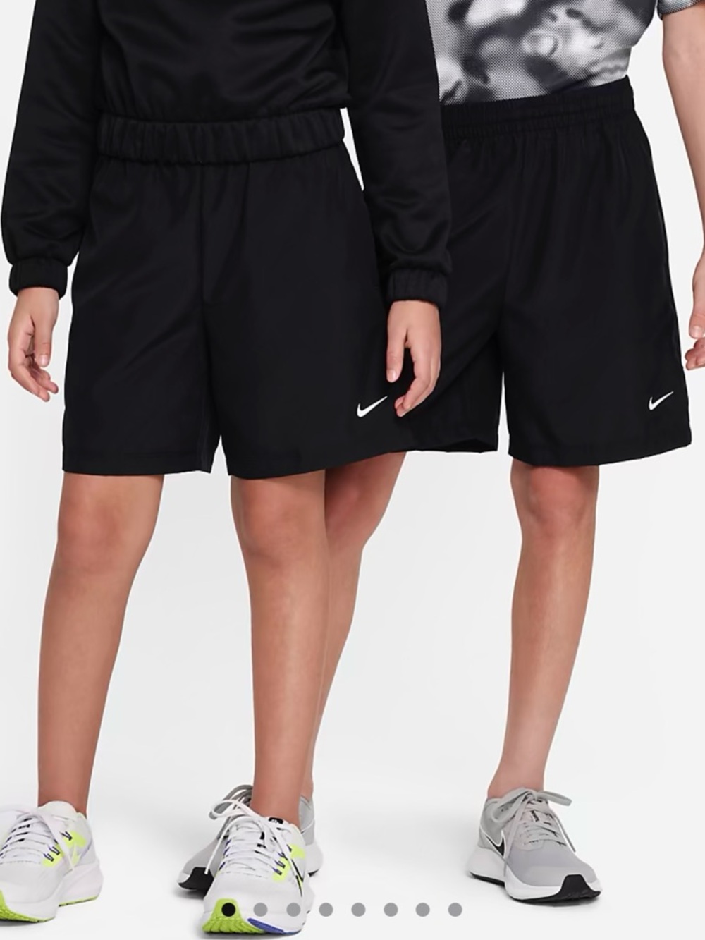 Nike Dri-Fit Kids Black Athletic Shorts